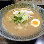 自己流ラーメン綿麺 - 和風とんこつ　２杯目