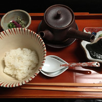 渡風亭 - 【食事】 鯛黒胡麻茶漬