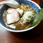 良温 - 良温そば醤油(手もみ麺)７５０円