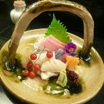 栄寿司 - お造り盛り合わせ（2011年1月29日）