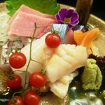 栄寿司 - お造り盛り合わせ（2011年1月29日）