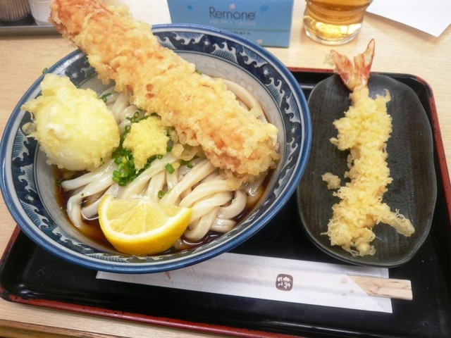 釜たけうどん>