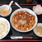 八仙菜館 - 今週ランチ（マーボ豆腐定食） 600円