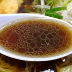 鶏 soba KAMOSHI - スープ