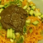 じゃじゃ麺と酒の肴 喜作 - 赤じゃじゃ（大・アップ）