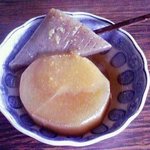 うどん旅 - 大根いつもでっかくて飴色♪