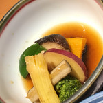 Obanzai Toraya - 野菜の揚げびたし