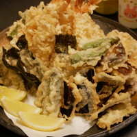 懐石料理 三島屋 - 天ぷら盛り合わせ