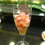 栄寿司 - 蟹とトマトのジュレ（2011年1月29日）