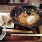 らーめんのフーサワ - ラーメンしおと半餃子