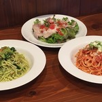 日本ワインとイタリアンTellu - ランチは前菜・選べるパスタ・リゾット・ドリンクで900円