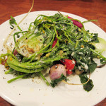 チェネッタ バルバ - 大原産有機野菜のグリル ゴルゴンゾーラソース 1000円(2017.5月)