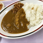 Iwatedaigaku Seikyou - カレーライス(大) 290円。見た目以上の量があります。