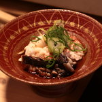 京屋 - 白子の皮のポン酢