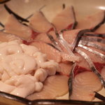 京屋 - 白子とさわらのしゃぶしゃぶ