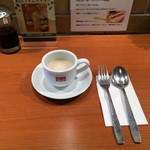 あさりとベーコンのポタージュ。