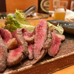 酒菜処 きっすい - 広島産和牛もも肉網焼き