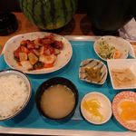 Izakaya Fuuya - 今日の日替わりは酢豚定食