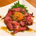 げんき食堂 WAKU家 - ローストビーフユッケ