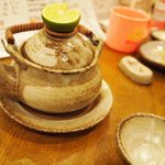 すし屋のこう多郎 - 河豚の白子入り 土瓶蒸し（2011年2月）