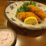 すし屋のこう多郎 - 厚岸産の牡蠣フライ（2011年2月）