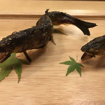 旬菜 おぐら家 - 天然鮎の炭火焼き