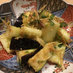 旬菜 おぐら家 - 水茄子と加賀太胡瓜の梅肉和え