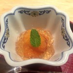 はらまさ - ビワと梅酒ゼリー