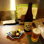 なな治 - サッポロラガーの赤星★で乾杯♪