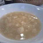 フランス料理サカモト - カリフラワーのスープ
