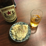 立ち呑み くにし - 赤星＆ポテサラ