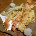 蕎麦ひら井 - 天ぷら盛り合わせ