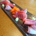 蕎麦ひら井 - 刺身盛り合わせ