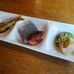 蕎麦ひら井 - 前菜盛り合わせ