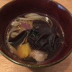 ら すとらあだ - 絶品！阿波牛モツ温蕎麦