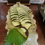 千代の追風 - 「泉州　水なす刺」580円