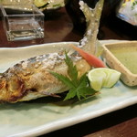 千代の追風 - 「和歌山産　あゆ炭火焼」850円