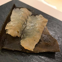 鮨 まつもと - 平目の昆布〆