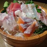 大魚 - 本日のセリ買い鮮魚盛り五種盛