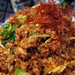 老虎菜 - 南洋チャーハン　海老味噌風味　１２００円