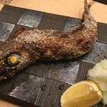 Salt-grilled and simmered Nodoguro