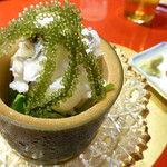 つるとかめ - 海ブドウと鱧