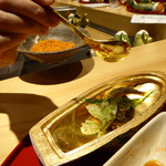 つるとかめ - 鯉のぼりの器の中身