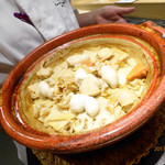 つるとかめ - 竹の子、白子、ほたての炊き込みご飯