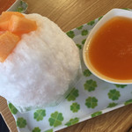 雪みるく - 生メロン（ソース別添え）