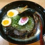 龍麺軒 - 【トロコツ白龍麺 + 味付半熟玉子】￥900 + ￥100