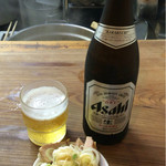 特麺コツ一丁ラーメン - ビール 500円