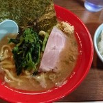 武蔵家 - ラーメン並＋ライス(食べ放題！)