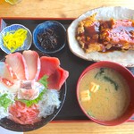 地魚丼 ¥1200円 大盛り無料
