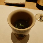 鮓 きずな - 鳴門産あわびとハマグリと海苔の椀